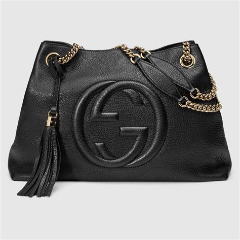 borsa gucci soho interno|Gucci leather shoulder bag.